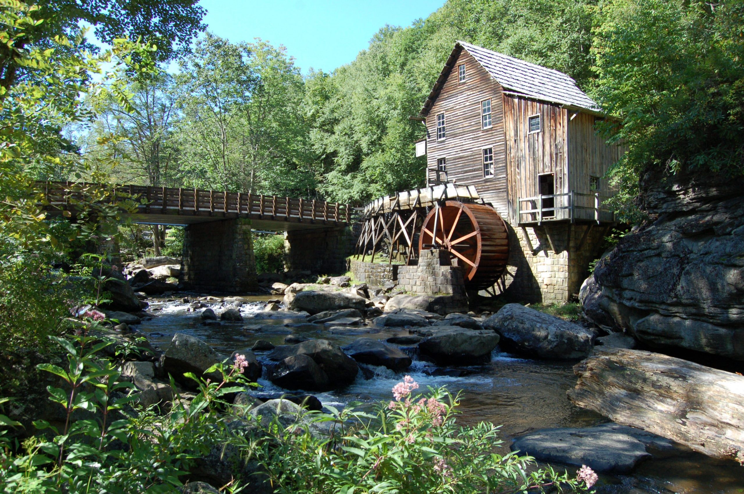 Babcock State Park 1000 Piece Jigsaw Puzzle - Fall Season At Glade Creek Grist Mill, West Virginia