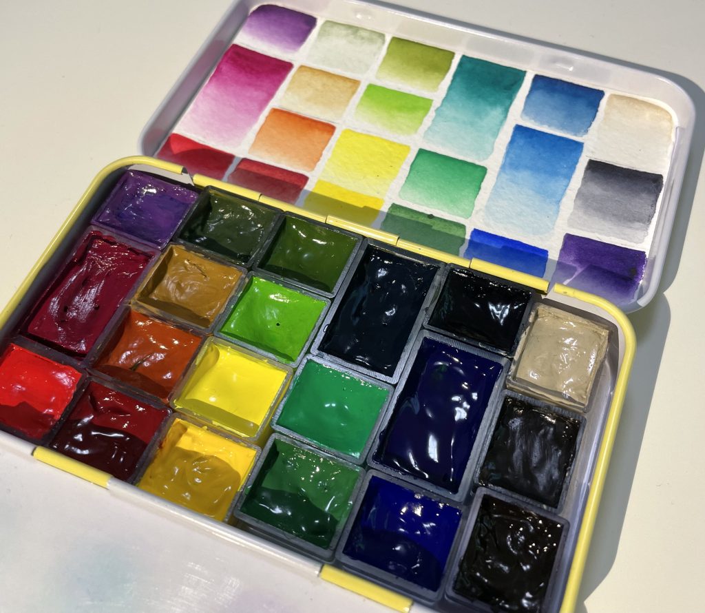 Sennelier Watercolor Paint Set, Plastic Watercolor Paint Set