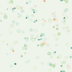 Bubbles Watercolor Pattern in Green
