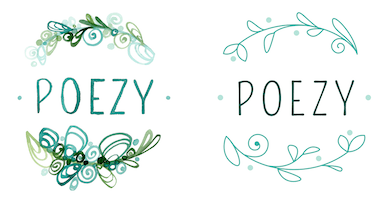 Poezy Logo comparison - small