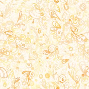 Seashell Watercolor Pattern in Golden