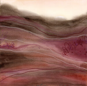 Red Dunes watercolor