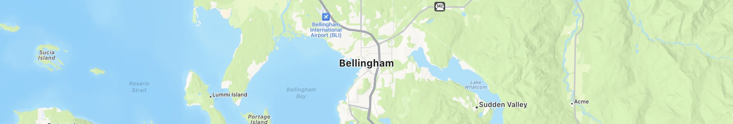 Bellingham, WA Map
