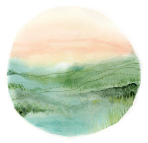 Meadow Light watercolor